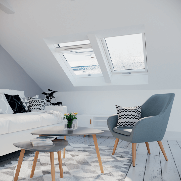 Dakea Better View White High Pivot Roof Window KHV B1010