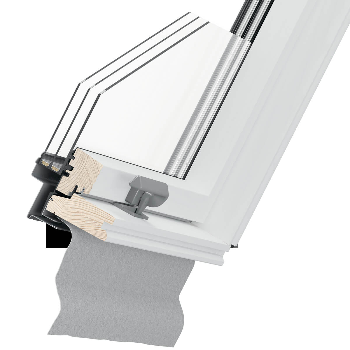 Dakea Better Energy White Centre Pivot Window KAV B1510