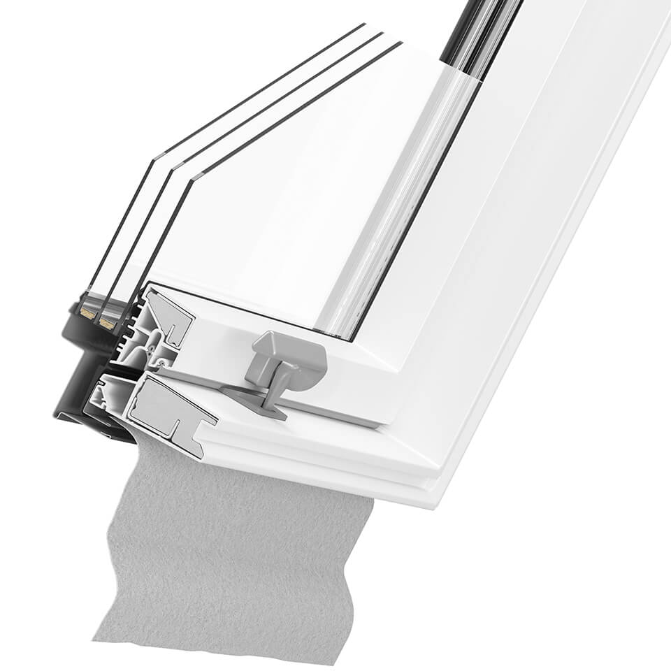 Dakea Better Energy PVC Centre Pivot Window KPV B1500