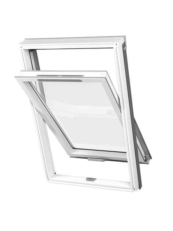 Dakea Good White Painted Centre Pivot Window  KAV S6A B910