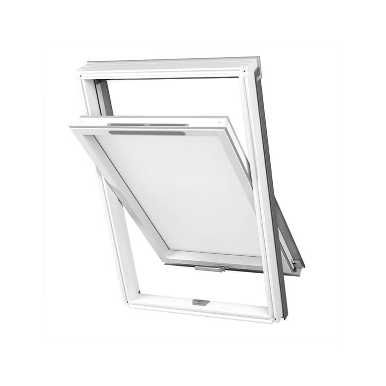 Dakea Good Opaque White Painted Centre Pivot Roof Window KAV C2A B3310