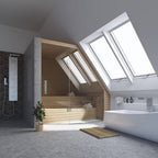 Dakea Good Opaque Lacquered Pine Centre Pivot Roof Window KAV B3300