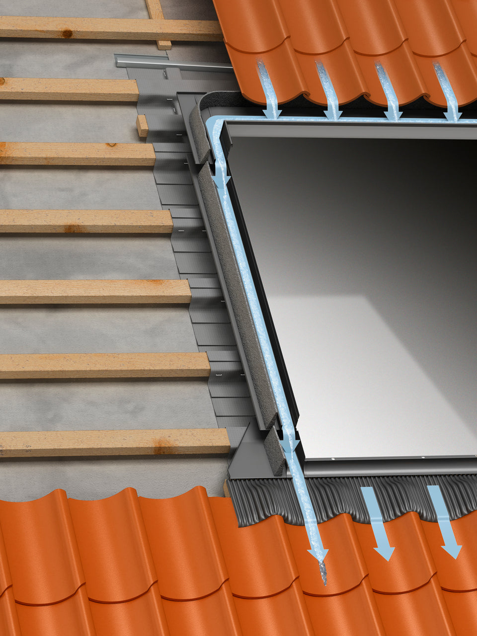 Velux Single Roof Window Flashings EDW MK06 2000