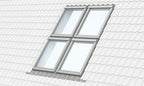 Velux Twin and Combination -  Quatro Coupled Flashings EKL PK08 S0225