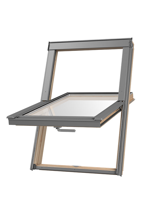 Dakea Better Safe Lacquered Pine  Centre Pivot Roof Window KAV B1000