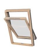 Dakea Better Safe Lacquered Pine  Centre Pivot Roof Window KAV B1000