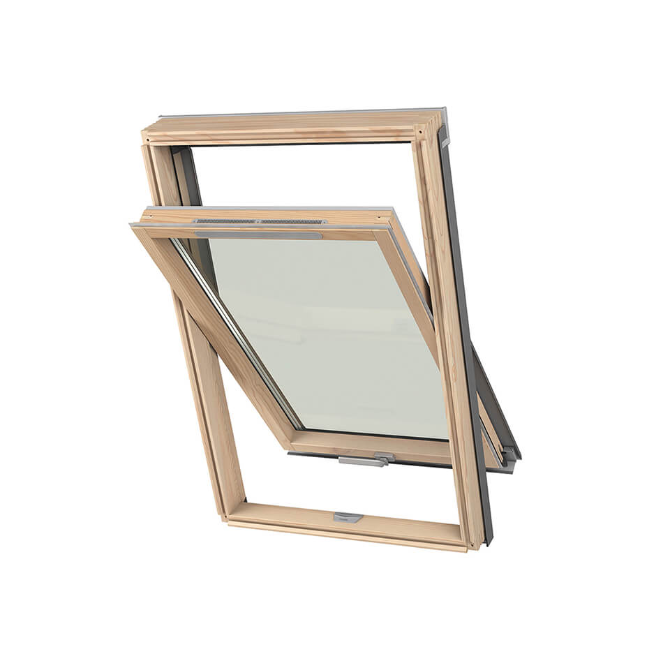 Dakea Ultima Energy Pine Centre Pivot Roof Window KEV C2A B4800