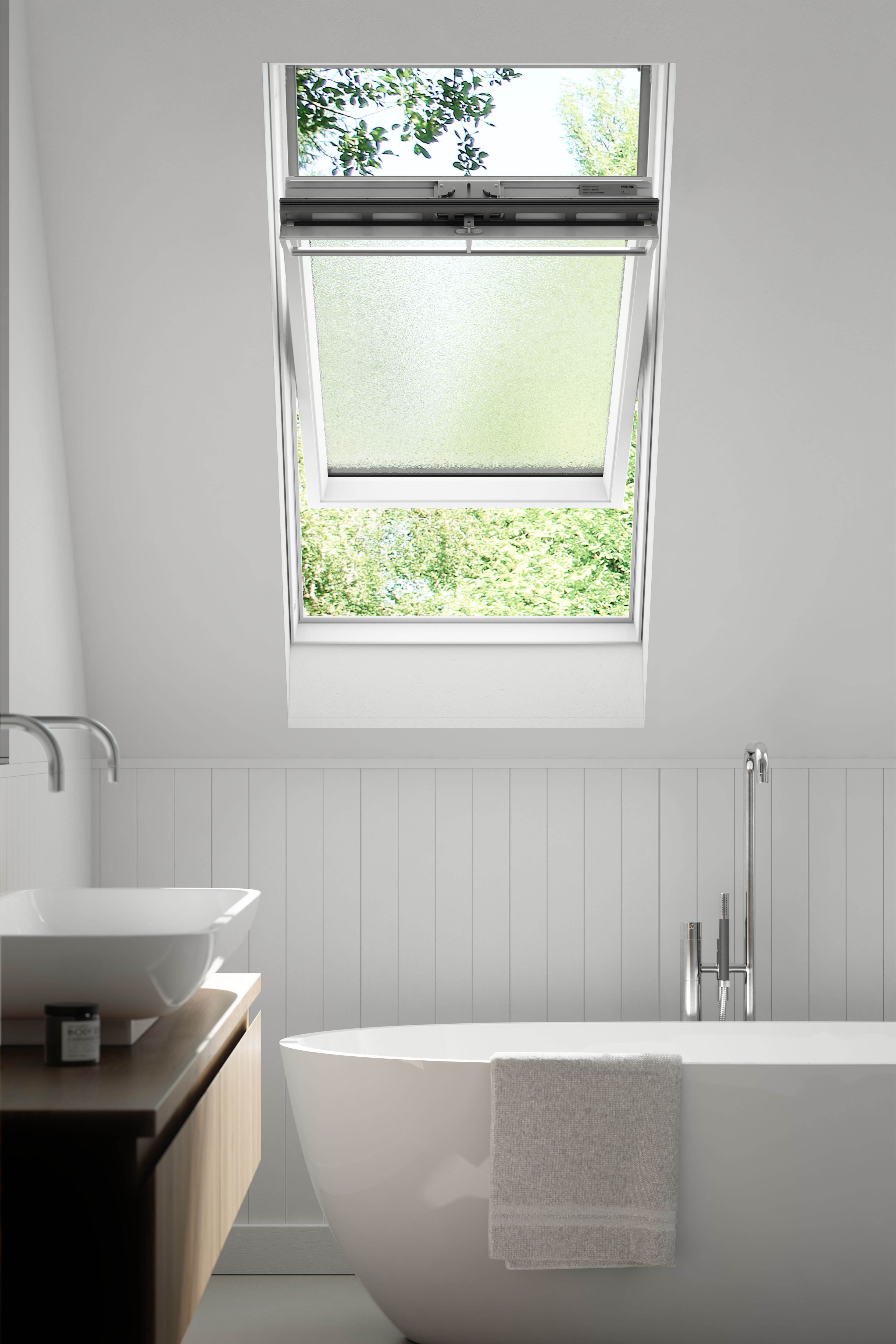 Keylite Polar White PVC Centre Pivot Window PCP TFR