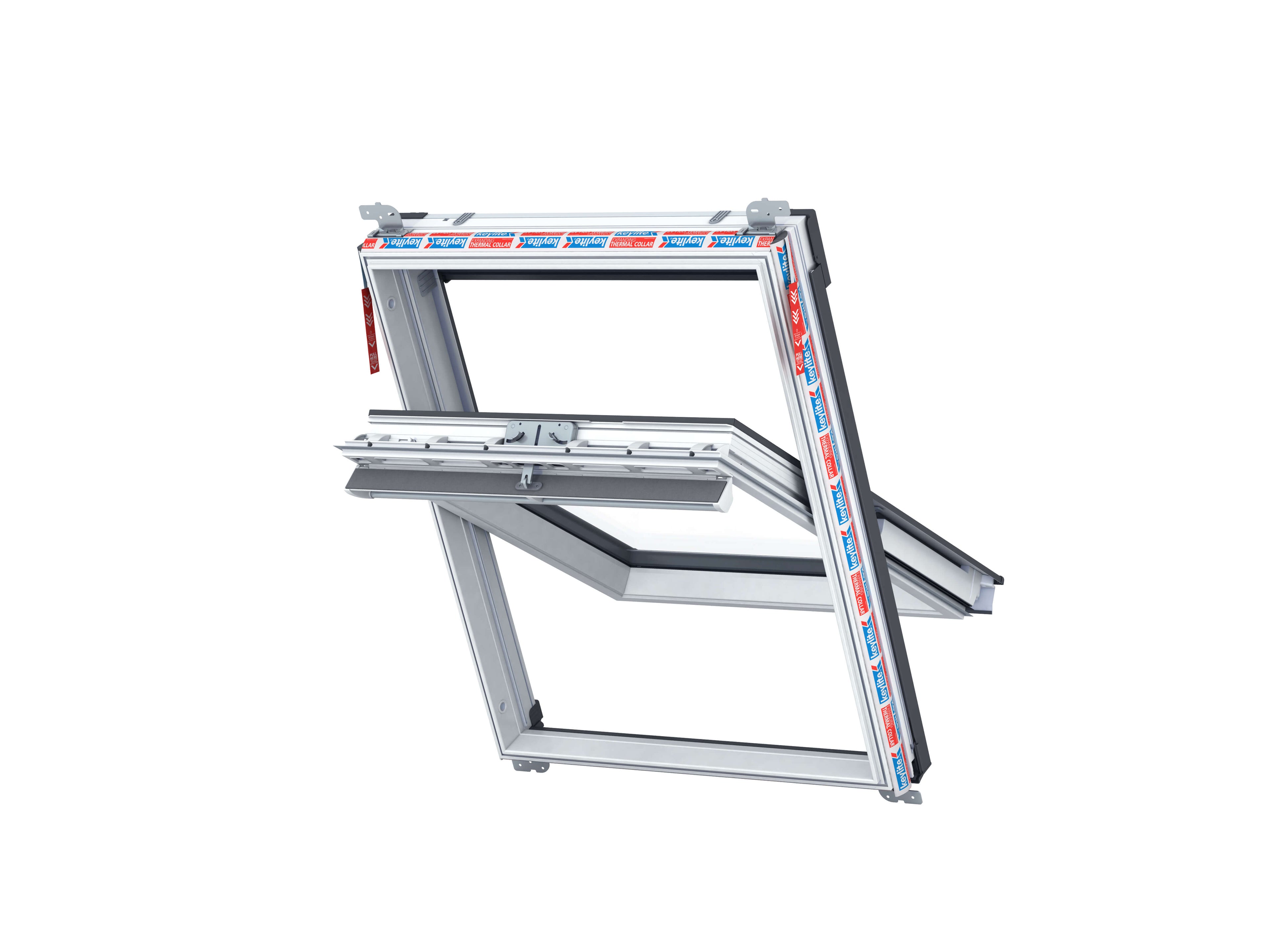 Keylite Polar White PVC Centre Pivot Window PCP 01 KTG