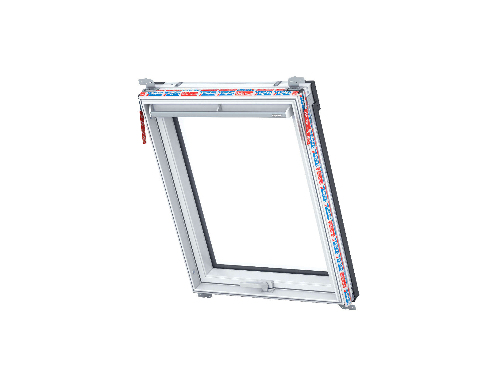 Keylite Polar White PVC Top Hung Roof Windows - Conservation Thermal Frosted- CWPFE 01C TFR