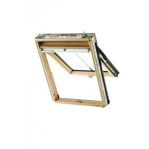 Keylite Clear Lacquered Pine Top Hung Roof Window - Conservation Thermal - CWTFE T